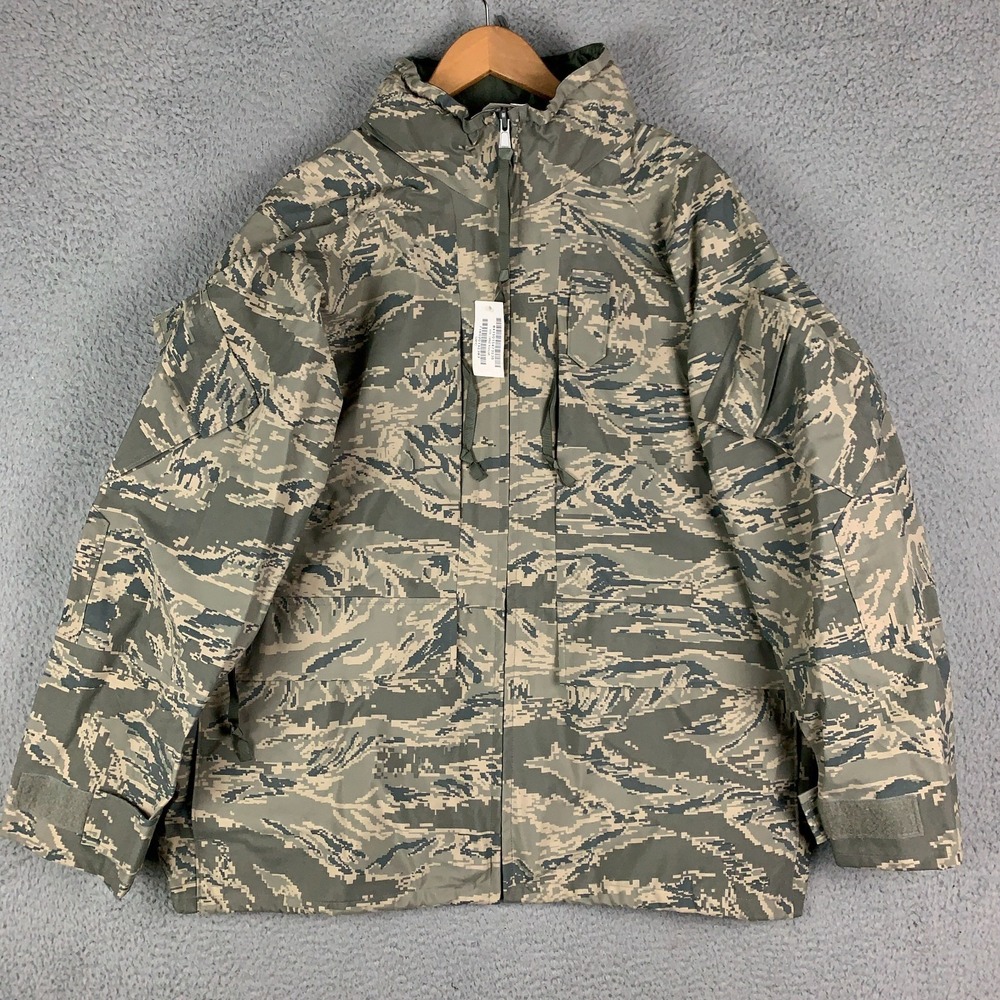 MILITARY USA Gore Seam Parka Jacket All Purpose Environmental Camo Nylon L REG